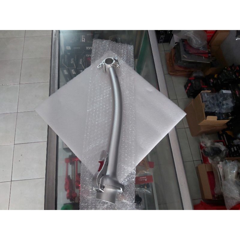 HANDLEPOST BENGKOK MINUS SEPEDA LIPAT FOLDING BIKE SILVER