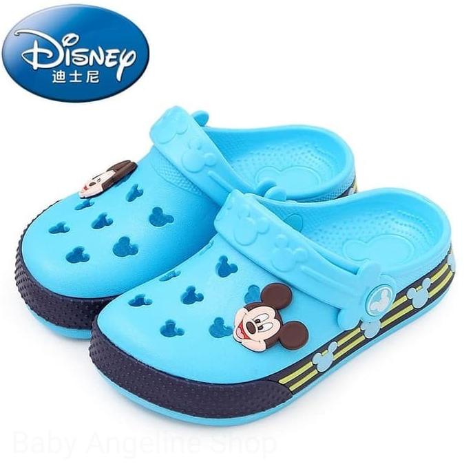DISNEY CROCS sandal sepatu karet anak mickey minnie mouse slip on
