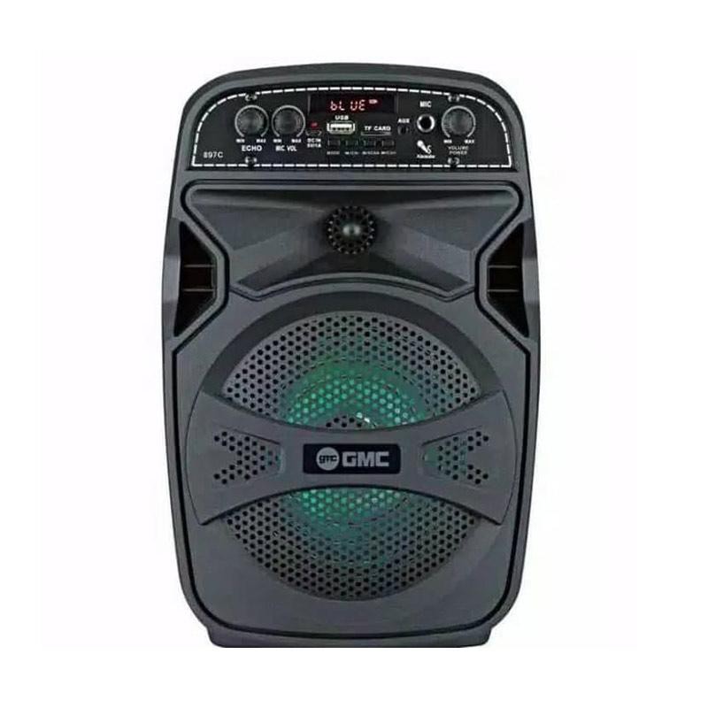 Speaker Aktif Portable GMC 897C 6.5 inch Bluetooth Karaoke Extra Power Original