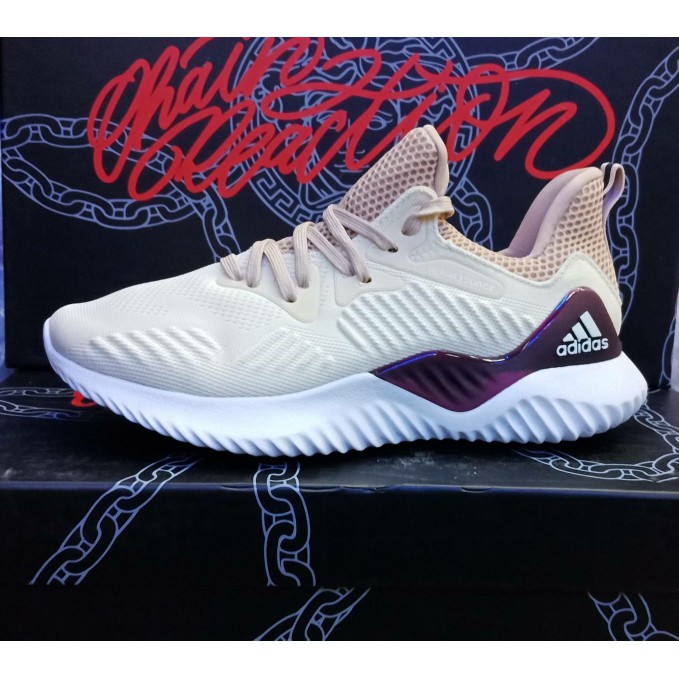 Hot Sepatu Sneakers Adidas Alphabounce Beyond Cream White Women