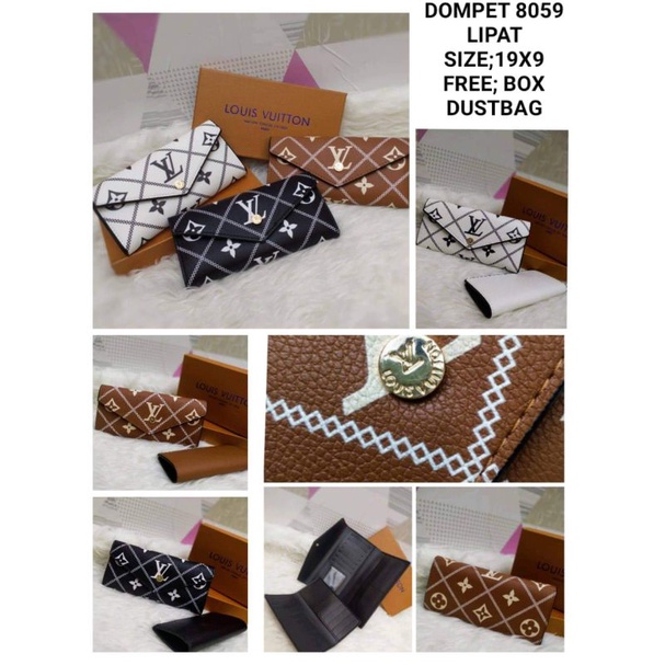 NEW ITEM dompet lv giant lipat free box