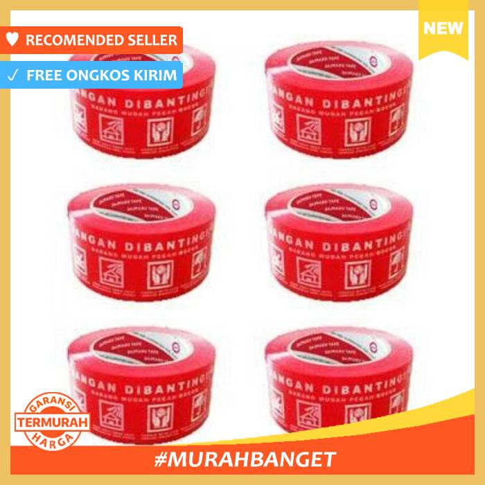 

Pengikat & Perekat - Lakban Jangan Dibanting 100 M Brand Daimaru - Office & Stationery