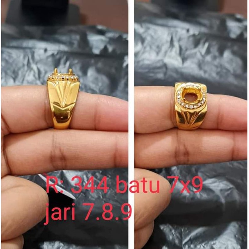 Ikat ring emban perunggu model eropa