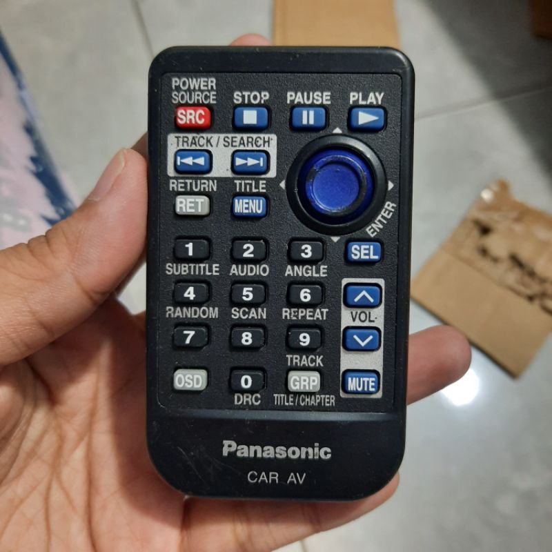 REMOTE REMOT PROYEKTOR PROJECTOR PANASONIK CAR AV ORIGINAL ASLI