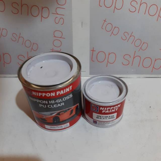 CAT VERNISH NIPPON HI GLOSS PU CLEAR +HARDENER -NIPPON PAINT ISI 200ML