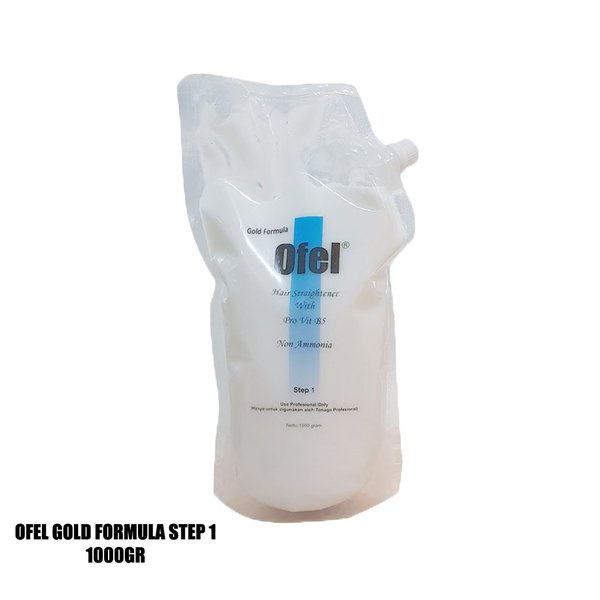 Ofel Gold Formula Hair Straightener Step 1 1000g refill