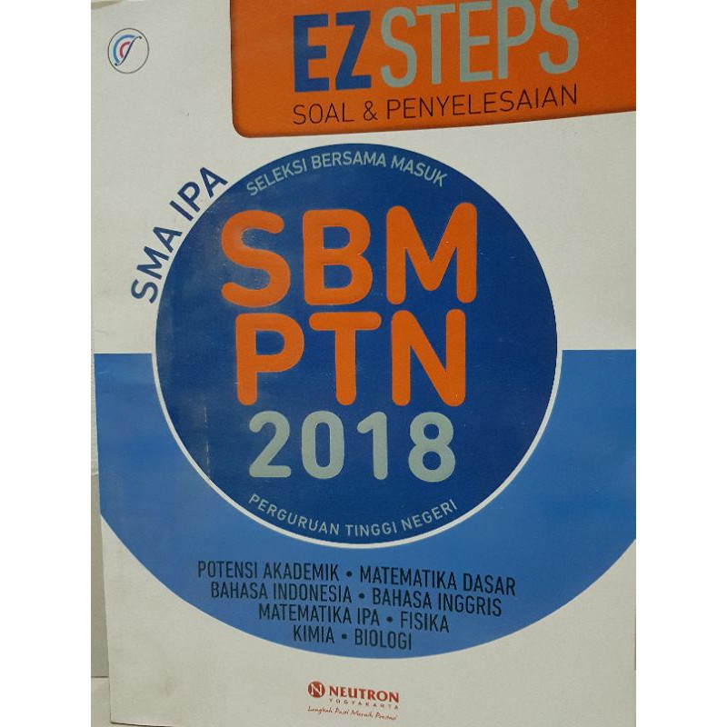 [NEUTRON] Buku Kumpulan Soal dan Penyelesaian SBMPTN