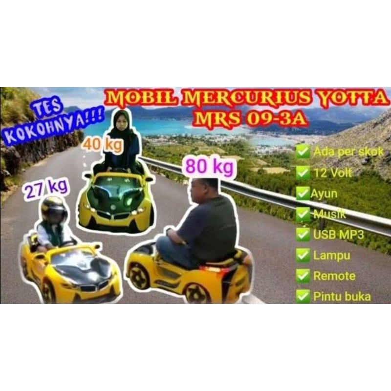 MOBIL AKI ANAK REMOTE CONTROL MERCURIUS YOTTA