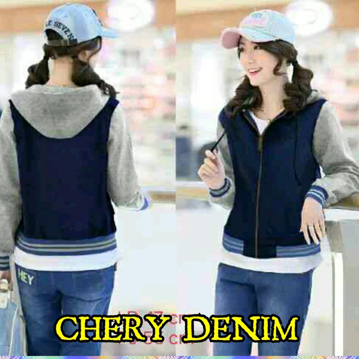 PK95 Terbaru Jaket Jeans Wanita Sandwash Blue Levis Cewek Oversize Jumbo Big Size Xxl Xxxl Acid Sn