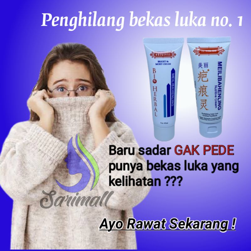 Obat Penghilang Bekas Luka flex hitam Cacar jerawat dalam 2 minggu  Bio Herbal Meilibahenling ASLI