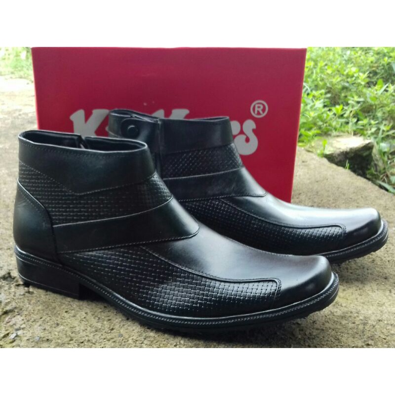 sepatu pria pdh/sepatu kantor/sepatu kulit asli/sepatu pdh resleting