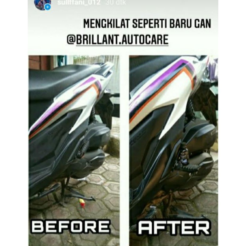 Penghitam Body Motor/Mobil Permanent by Brillant Autocare