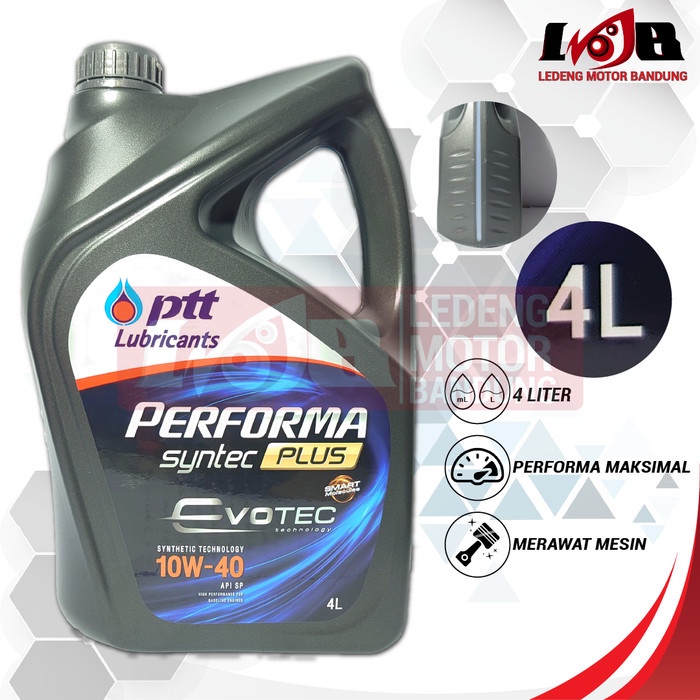 PTT Evotec Lubricants Oli Mesin Mobil SAE 5W30 API SP 4 Liter Original