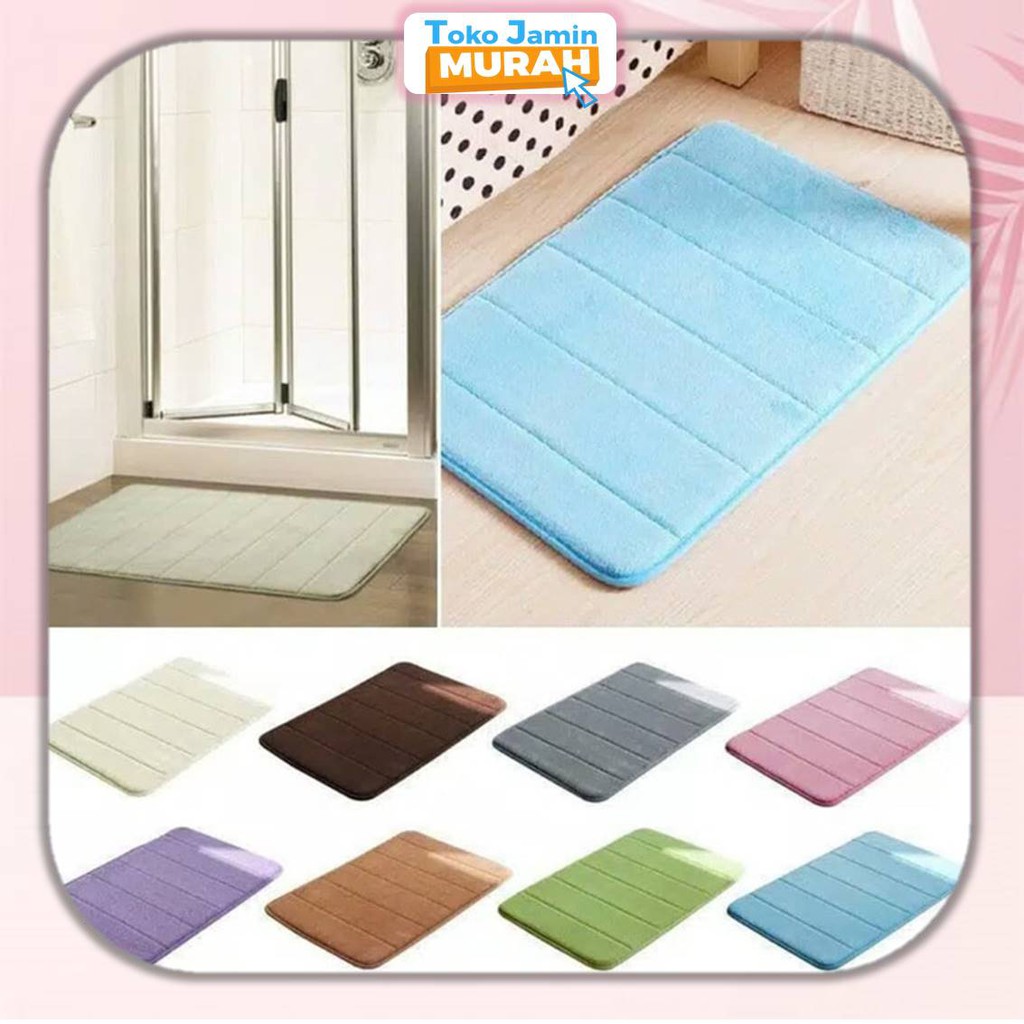 COD (40×60cm) Keset kaki Anti Slip / Bahan Memory Foam