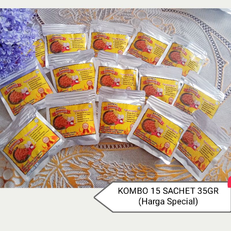 

Nuswantoro Sambal Pedas Kemasan Sachet 35Gr Home Made [ RESELLER 15 SACHET]