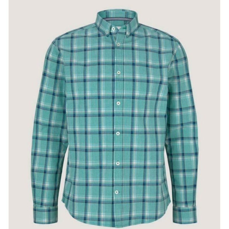 Kemeja Flannel Pria Tom Tailor Original