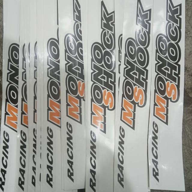 Sticker arm satria RU monoshock