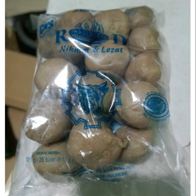 

Bakso Daging Sapi isi 25 butir
