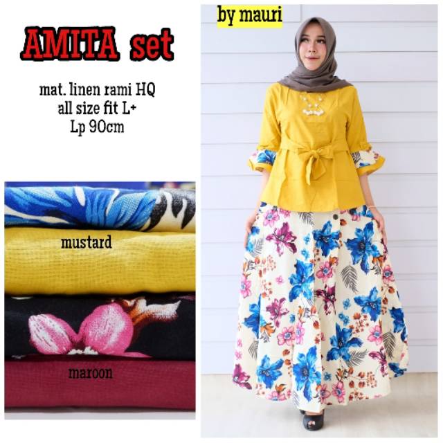 LINEN AMITA SET BY MAURI