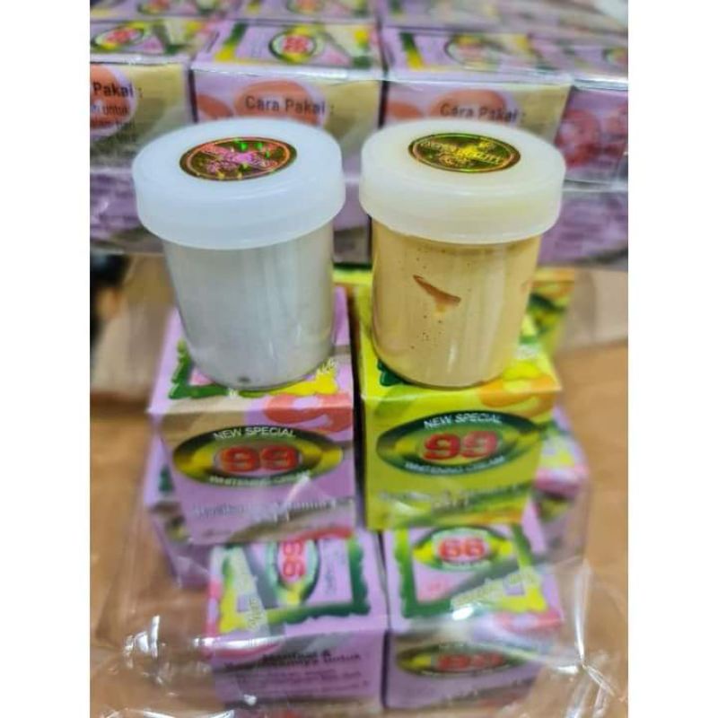 cream Natural 99 kotak ungu / Kuning