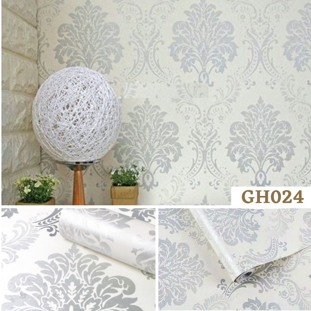 BAYAR DITEMPAT!!Termurah Wallpaper Dinding Motif l Wallpaper 3D GH UKURAN 45cm X 1 meter-GH024