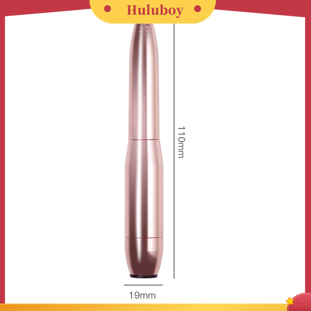 Huluboy Huluboy♡ 1 Set Kikir Kuku Elektrik Profesional Bahan Metal Untuk Manicure