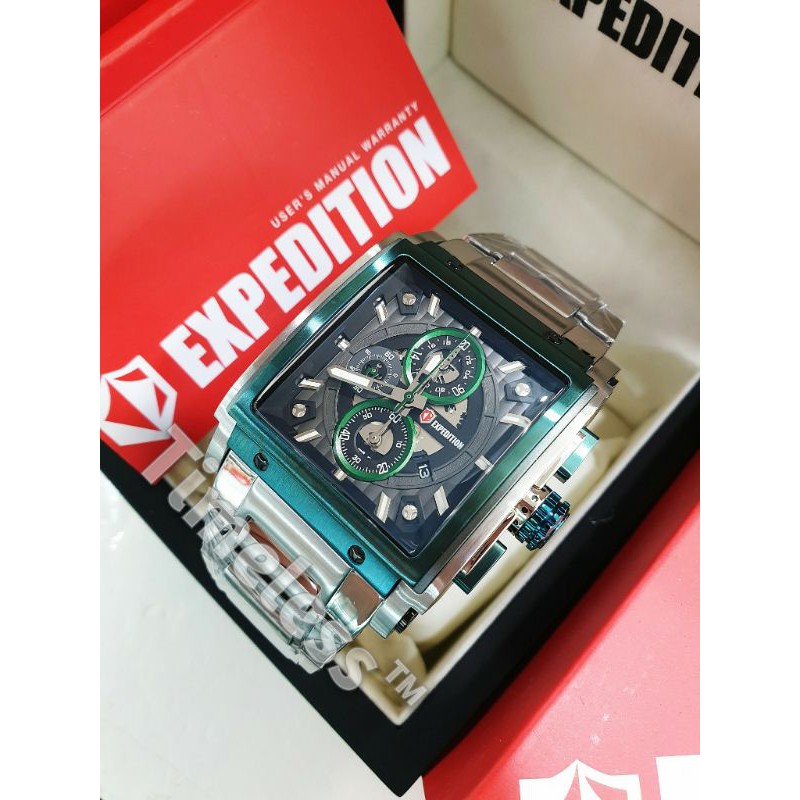 Jam tangan pria expedition E 6731 M Silver