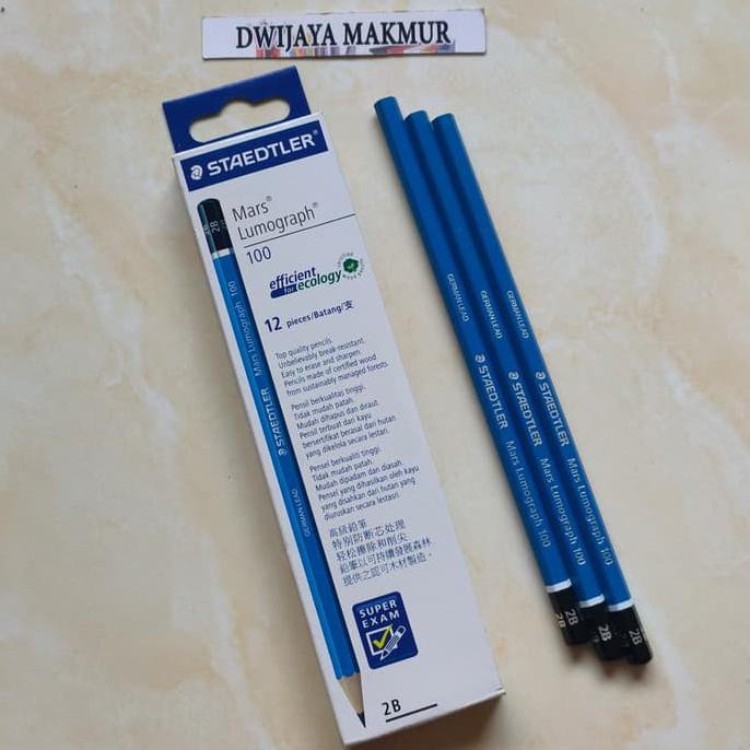 

Pensil 2B Staedtler (1 Pc) Dwija522 Dijamin Ori