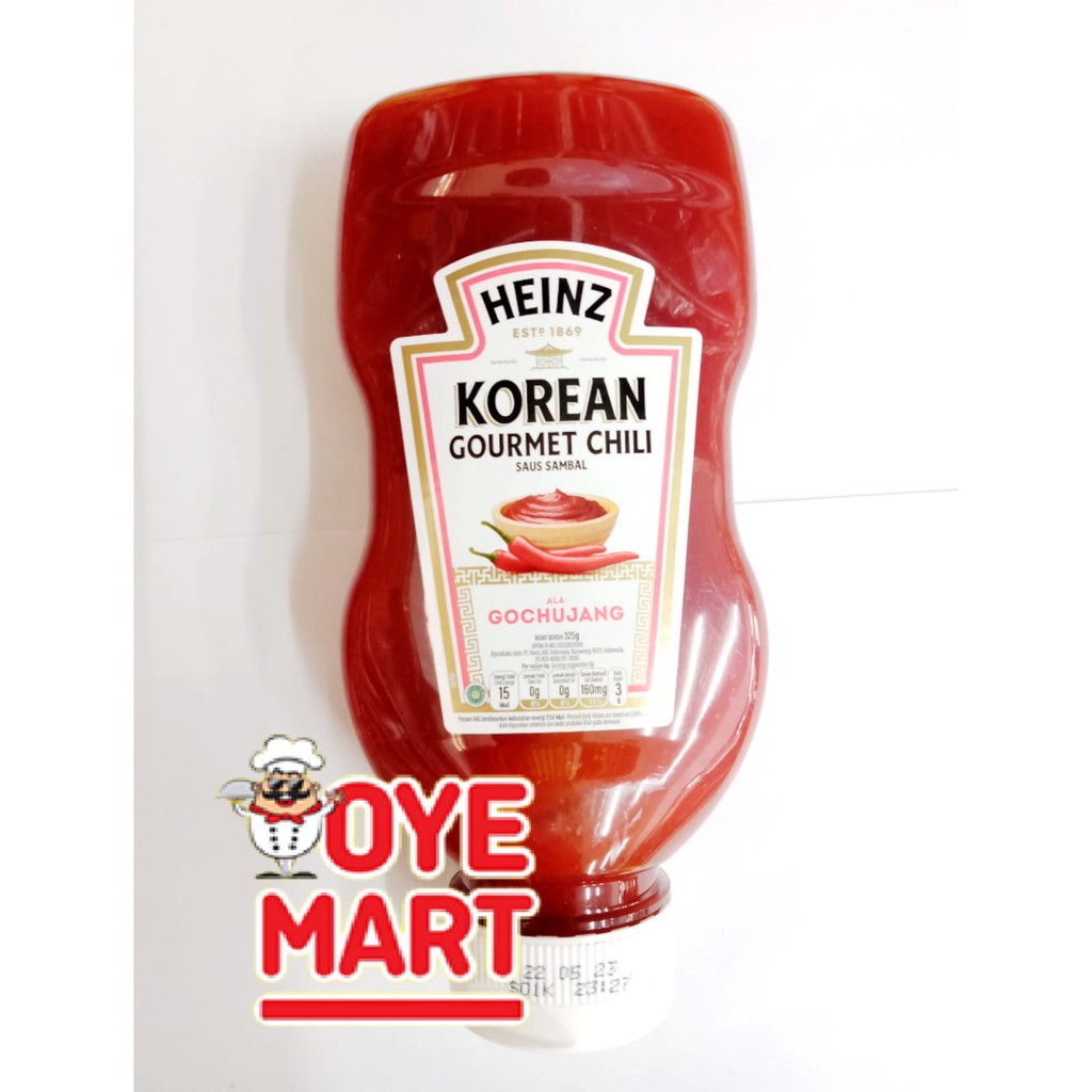 HEINZ KOREAN GOURMET CHILI WITH GOCHUJANG 325GR / SAUS SAMBAL