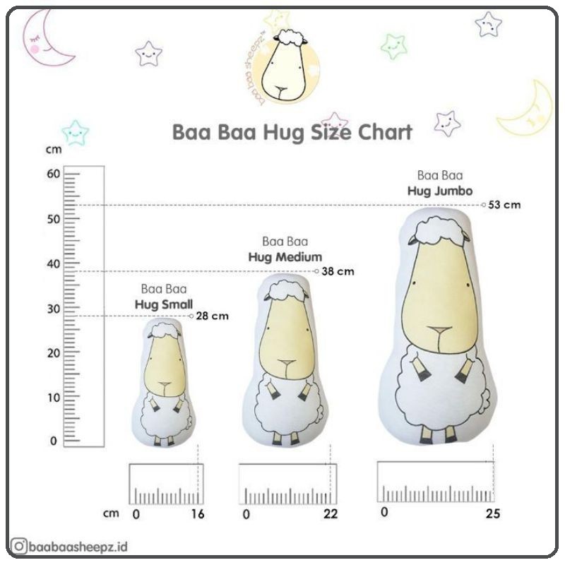 Baa Baa Sheepz Hug Buddy Pillow