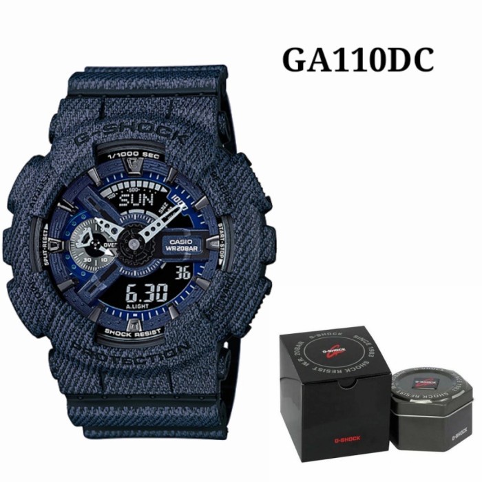 Jam Tangan Pria Merk G-Shock Miyota Fullset Type GA110 Baterai