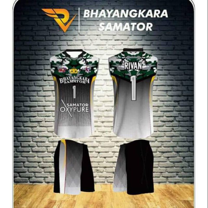 Jersey voli bhayangkara Samator