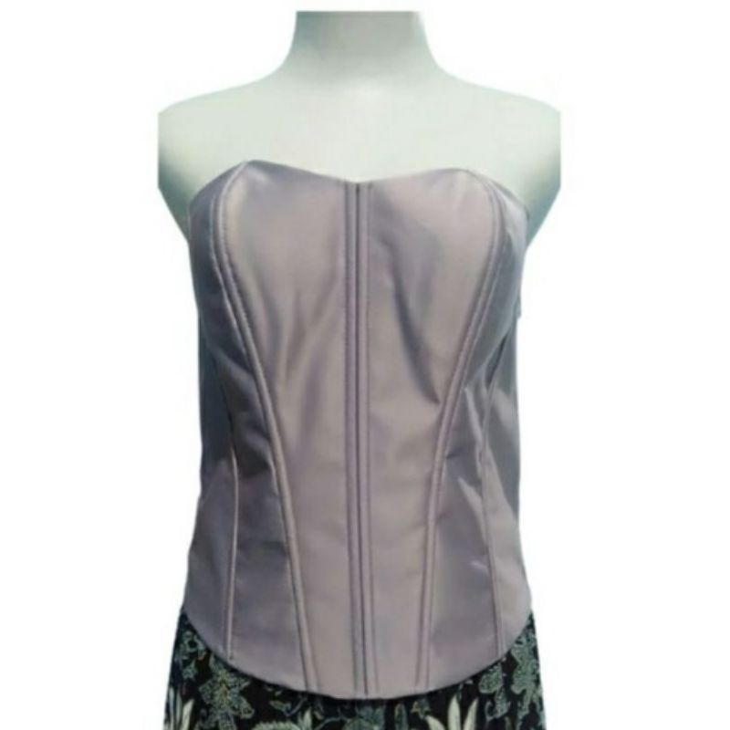 COD Longtorso Kebaya Satin Velvet Kemben Wanita