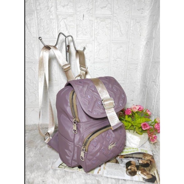 Ransel Korean Full Bordir Mini Terlaris Uk25X18X8CM