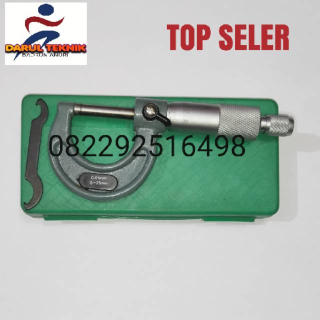 MIKROMETER 0-25 MM BUKAN MITUTOYO