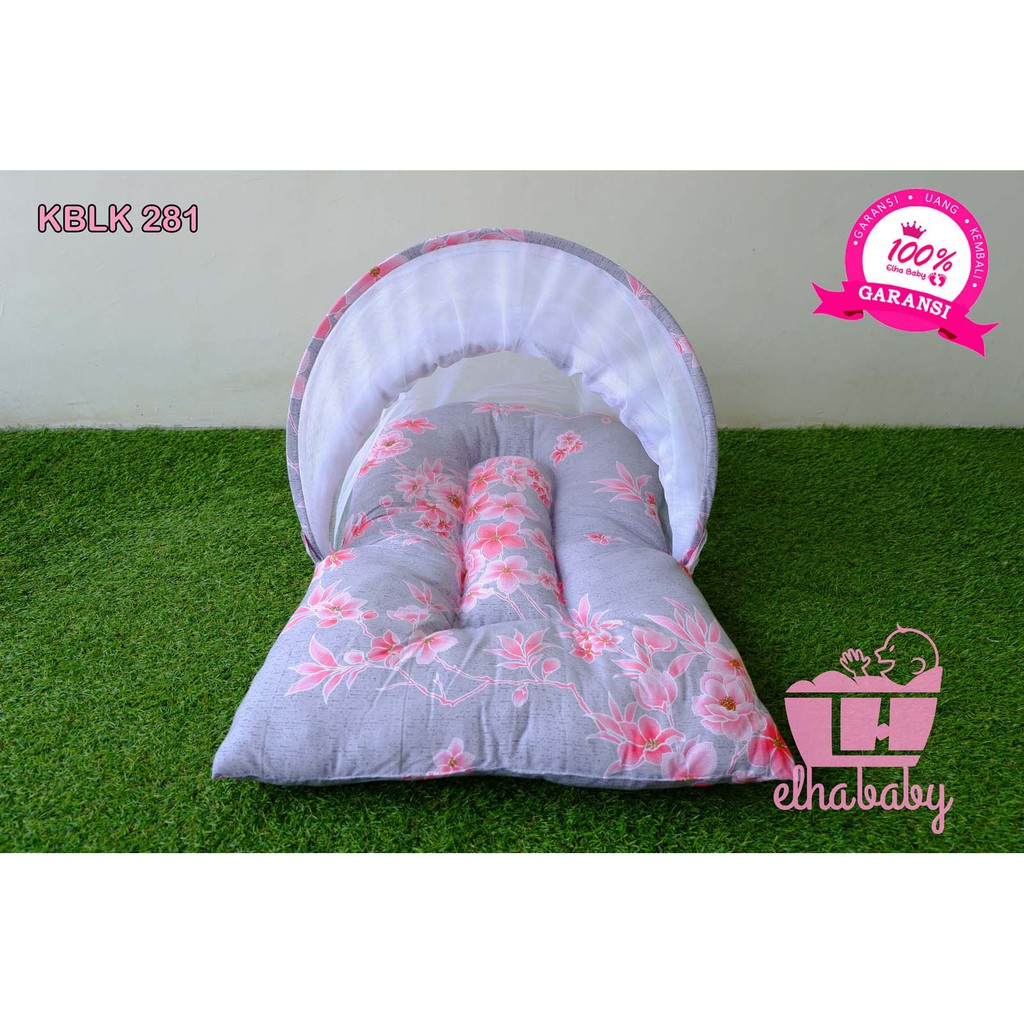 Kasur Bayi lipat berkelambu/Tempat tidur bayi babybess / KASUR/ babybess / KASUR LIPAT /kelambu 281