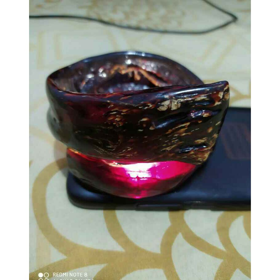 Gelang Akar Bahar Merah Original Babon Super Jumbo