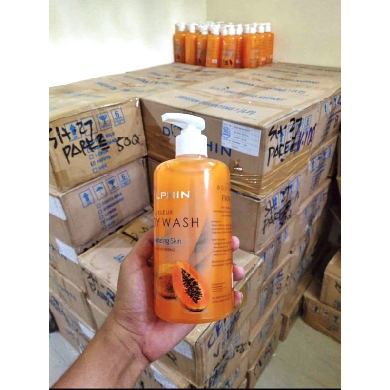 DOLPHIN PEPAYA BODY WASH (SABUN BADAN)