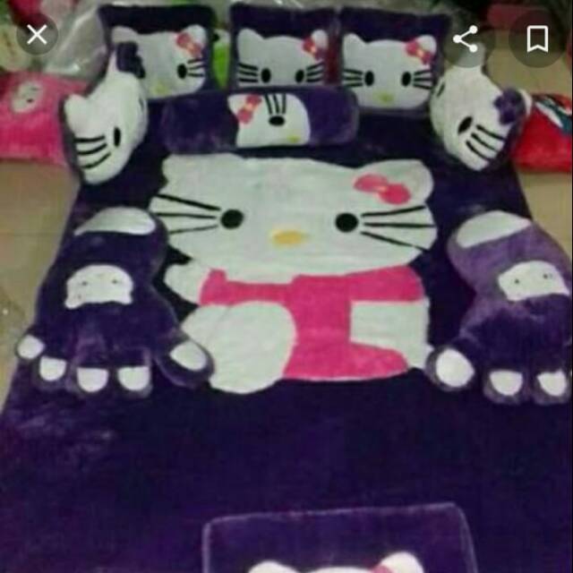 Kasur karakter bulu jepang