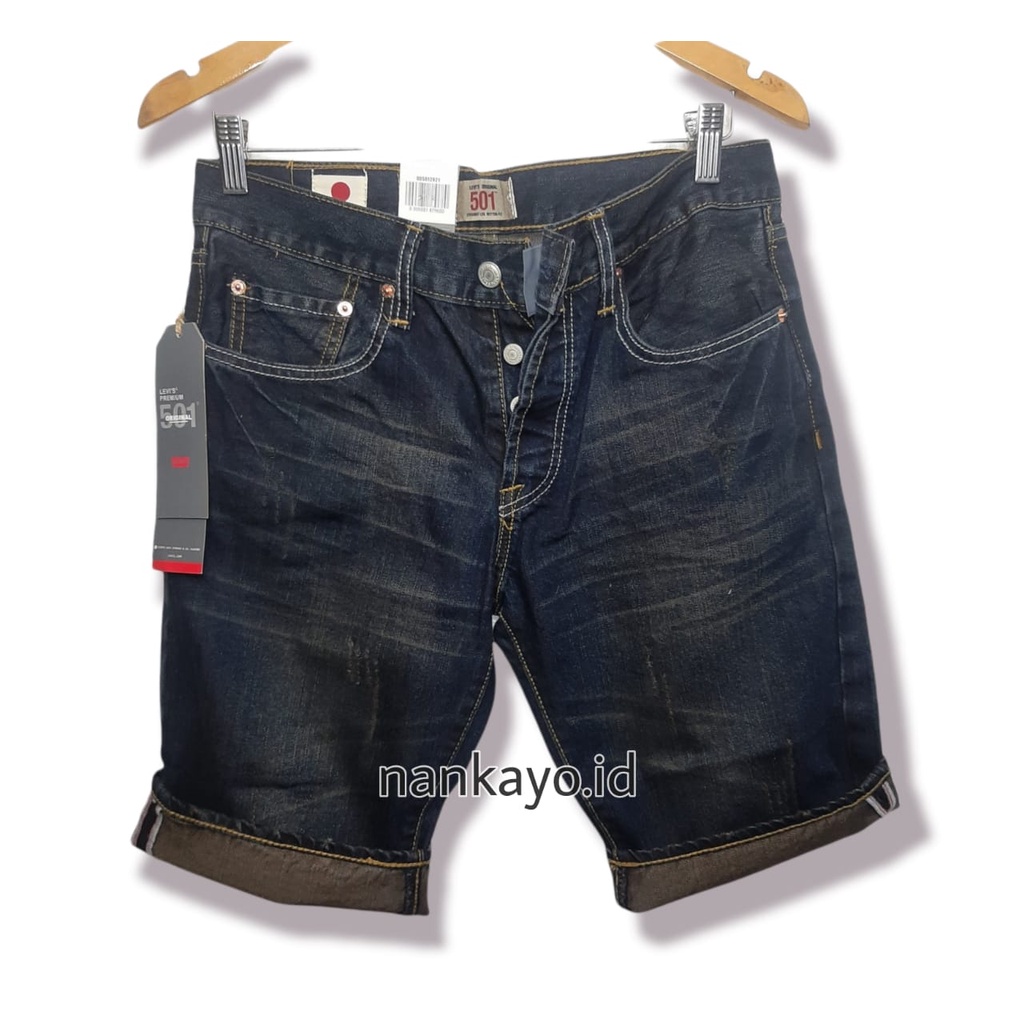 CELANA LEVIS 501 PENDEK ORIGINAL / CELANA PENDEK JEANS PRIA / CELANA DENIM DISTRO/CELANA JEANS PRIA