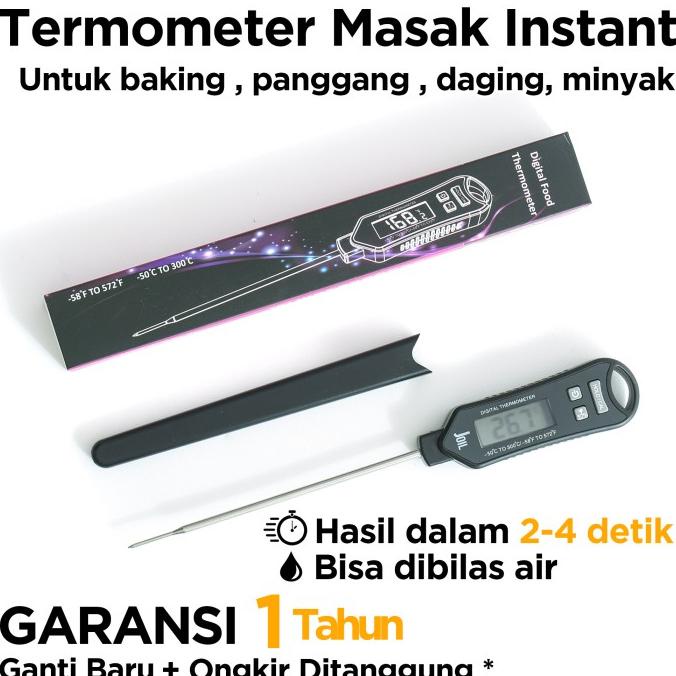 Thermometer Digital Termometer Dapur Makanan Waterproof - Joil KT1
