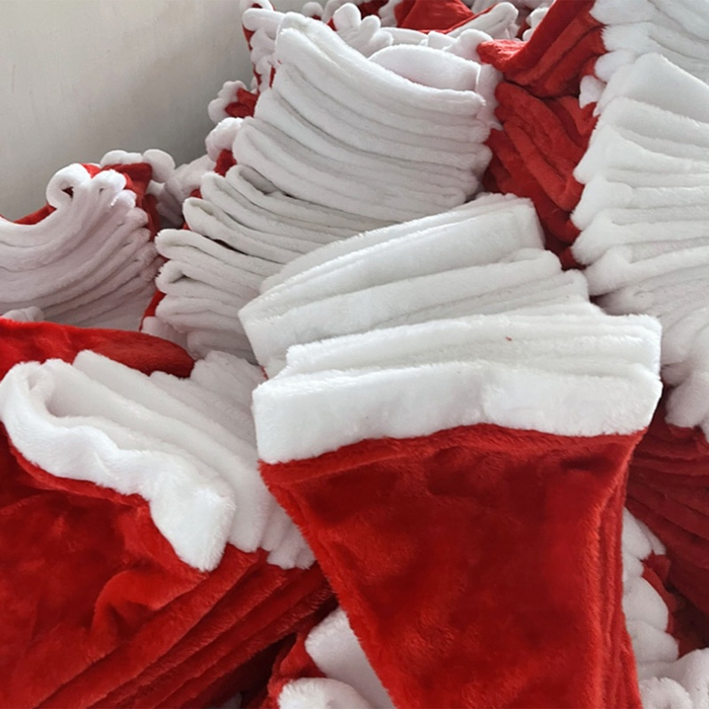 Topi Santa Claus Natal Bahan Plush Lembut Untuk Unisex