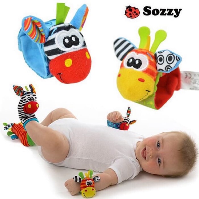 Rattle / Gelang Rattle Bayi / Gelang Kerincing Kaos Kaki Kerincing Boneka Rattle Baby Socks Edukasi
