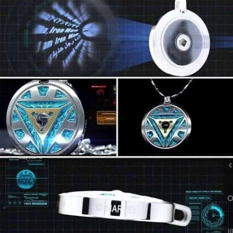 Kalung MCI✓pendant MCI✓kalung MARVEL✓kalung IRON MAN✓kalung kesehatan MCI Original