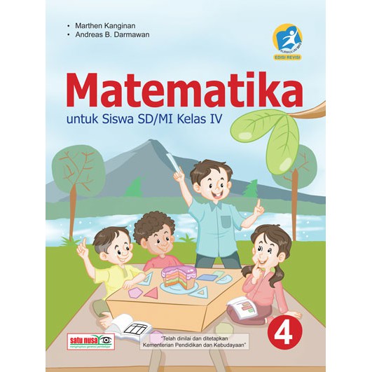 Buku Matematika Untuk Sd Mi Kelas 4 Kurikulum 2013 Revisi Shopee