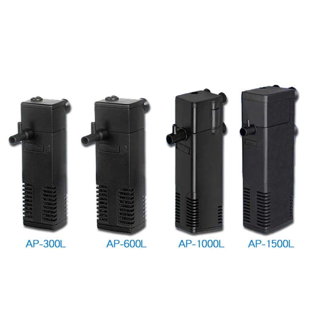 Pompa Air Aquarium Ikan Submersible Water Filter Pump Fish Tank  - Black
