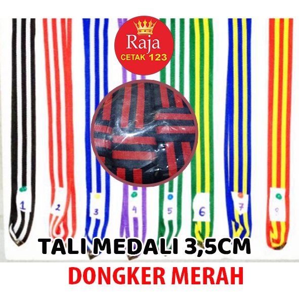 

TALI MEDALI 3,5 CM WARNA DONGKER MERAH