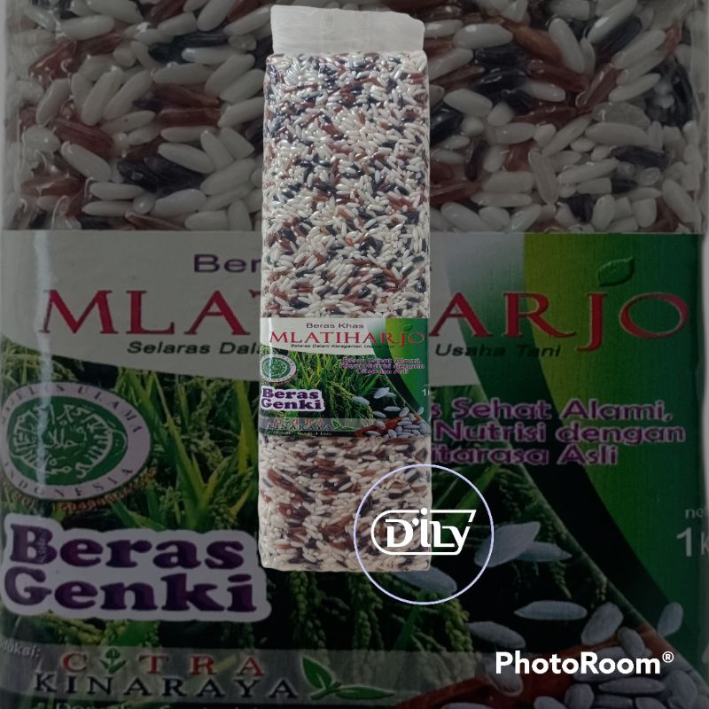 

Beras Genki Mlatiharjo 1kg (mix Merah, Melati, Hitam)