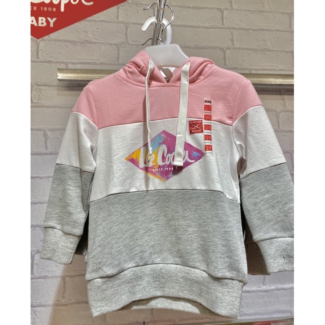 Sweater Hoodie anak/balita perempuan Lee cooper baby (6bulan-3th)