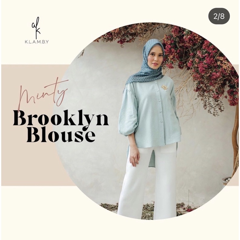 Wearing Klamby Brooklyn Blouse